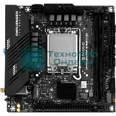 Материнская плата Maxsun Challenger B760ITX D5, LGA 1700, Intel B760, 2xDDR5, 4xSATA, 2xM.2, 1xPCIe 5.0 x16, 2xHDMI, 2xDP, 2x 2.5Gb LAN, 2xUSB 3.2 Gen 1, 4xUSB 2.0, 5.1, Mini-ITX