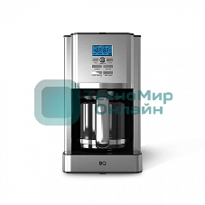Кофеварка капельная BQ CM1004 серебристый/черный, исп. кофе - молотый, 1.8 л, 1000 Вт.