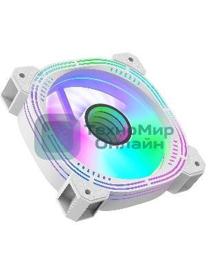 Вентилятор для корпуса Formula Nulight 12WH ARPW ARGb белый, 120 мм, 1500 об/мин, 25.34 дБ, 4 pin