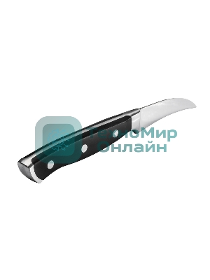 Нож для чистки изогнутый TalleR TR-22026 длина лезвия 7 см.Высококачественная нержавеющая сталь