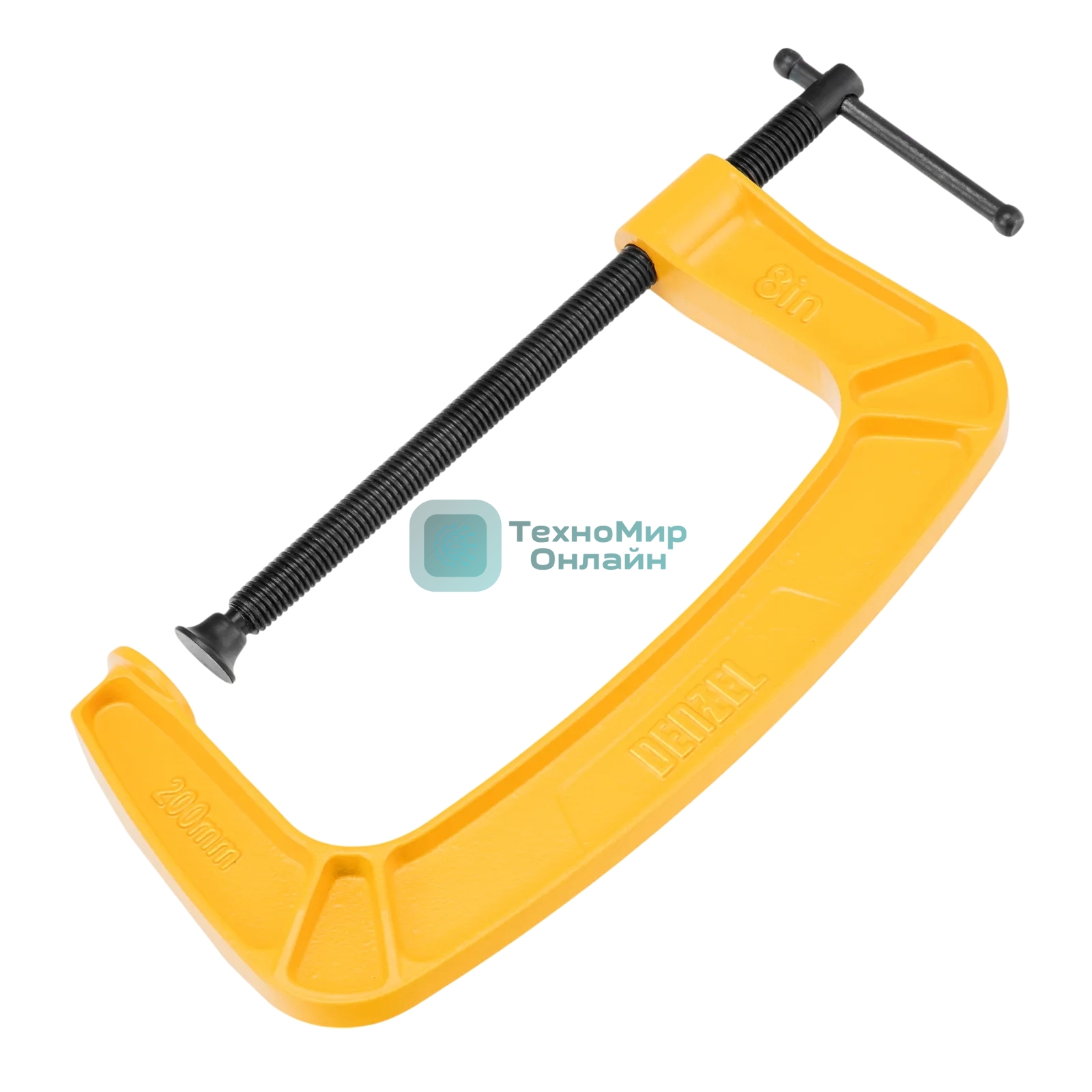 Струбцина Denzel G-образная, усиленная, 200 мм