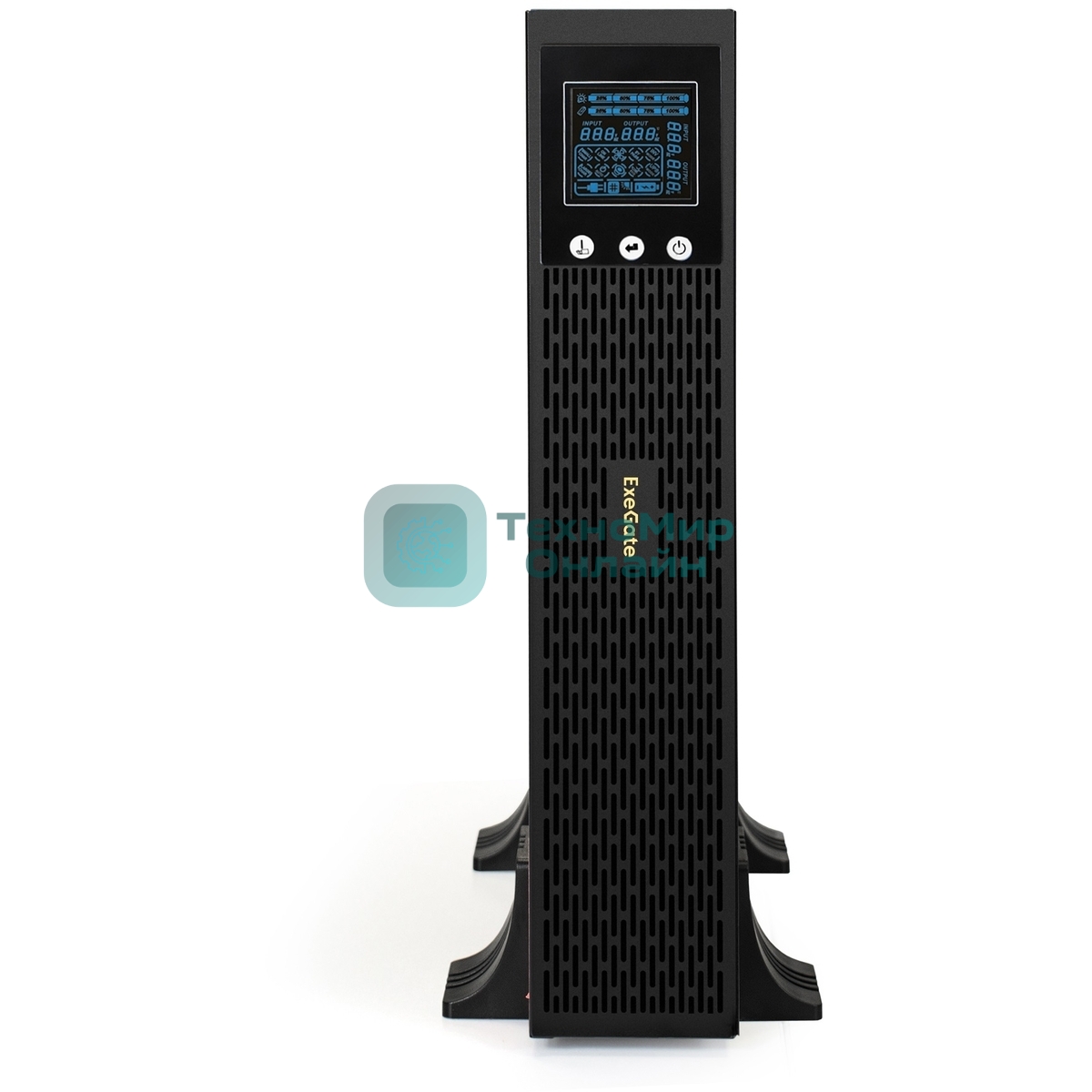 Источник бесперебойного питания Pure Sine Wave ExeGate SinePower UHB-1000.LCD.AVR.C13.RJ.USB.2U 1000VA/800W,8*C13,RM/Tower