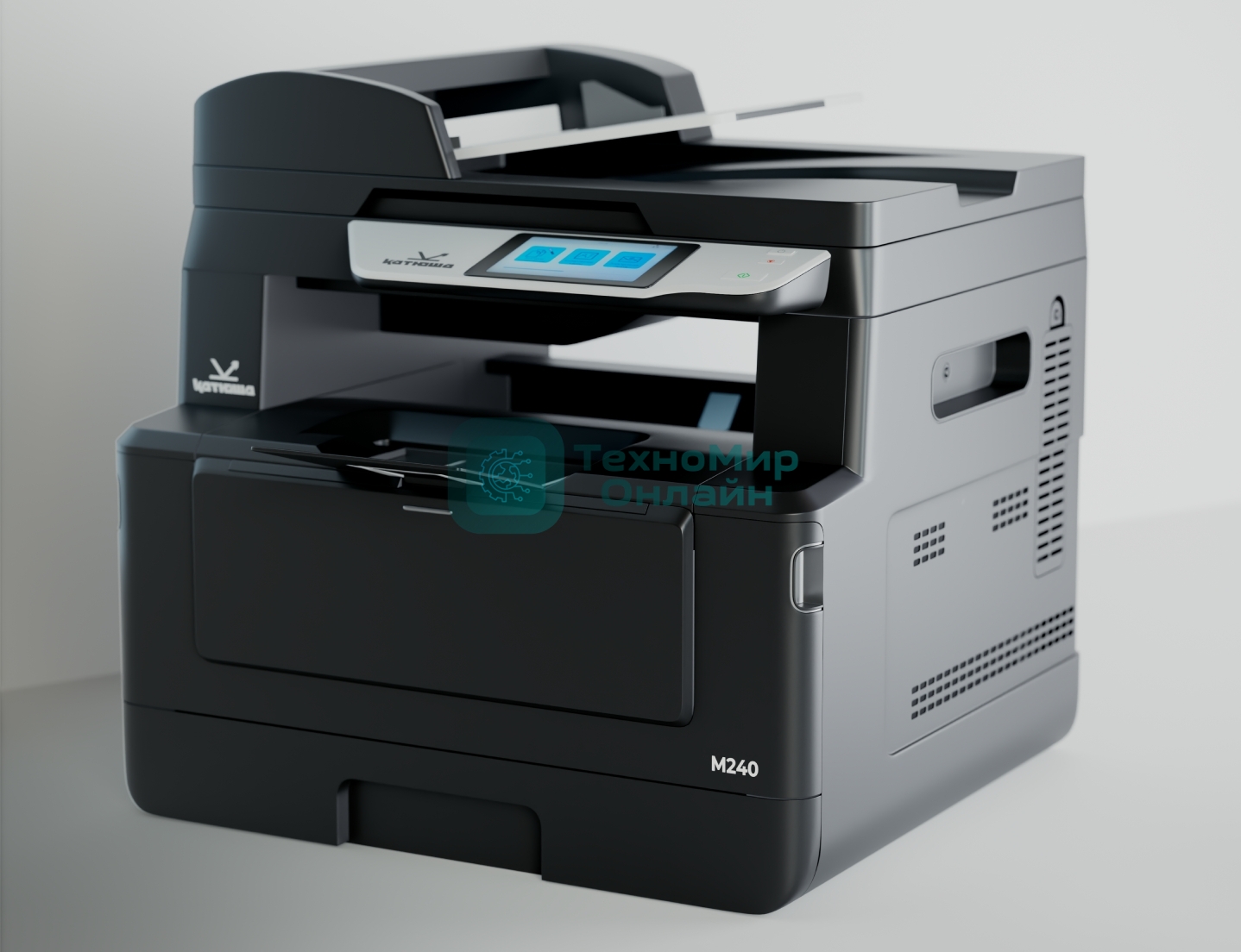 МФУ лазерное Катюша M240, A4, ч/б, 40 стр/мин., скан. до 37 стр/мин., 1200 x 1200 dpi (печать) 600 x 600 dpi (скан.), Ethernet, USB