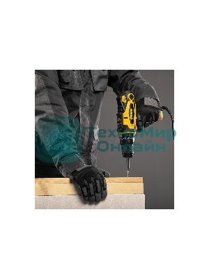 Дрель-шуруповерт Denzel ISD-300-13, 300 Вт, 40 Нм, щеточный, ударный