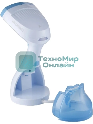 Отпариватель Hyundai H-HS03008 белый/голубой, 1500 Вт, 26 г/мин, 300 мл