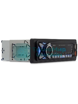 Автомагнитола Digma MCP-227B, 1 DIN, Bluetooth, USB Type-A, AUX, пульт ДУ