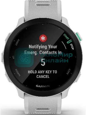 Умные часы Garmin Forerunner 55 белый 42мм