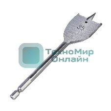 Сверло PATRIOT по дереву перовое 35 мм х 150 мм, 1 шт в блистере