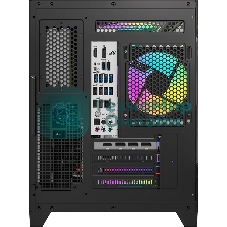 Компьютерный корпус AeroCool/Formula Crystal Z6M Floe черный без БП mATX 4x120мм 2xUSB3.0 audio bott PSU