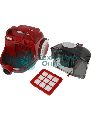 Пылесос Gorenje VC1901GACRCY черный/красный, 280/1900 Вт, уборка сухая, пылесборник контейнер 2.2 л