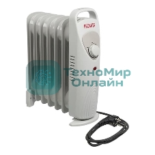 Обогреватель масляный Ресанта ОММ-7Н (7 секций) белый, 700 Вт, 10 м2, термостат 67/3/1