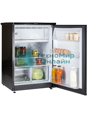 Холодильник Бирюса B508 черный однокамерный 116/34л морозилка сверху