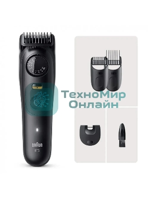 Триммер Braun BT5520 черный (насадок в компл:3шт)