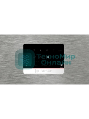 Холодильник Bosch KGP76AIC0N нержавеющая сталь двухкамерный 357/169л морозилка снизу, No Frost