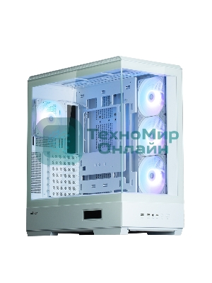 Компьютерный корпус ZALMAN P50 DS, ATX, WHITE, WINDOW, 2x3.5