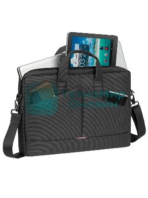 Сумка для ноутбука 15,6” Riva Case 8731 серый, полиэстер