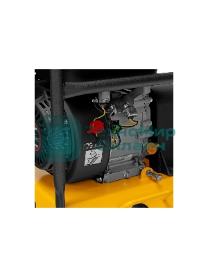 Виброплита бензиновая Denzel VC-12 3.6 л, 4781 Вт 6.5 л.с., 12 кН, подошва 45х35, 108 дБ