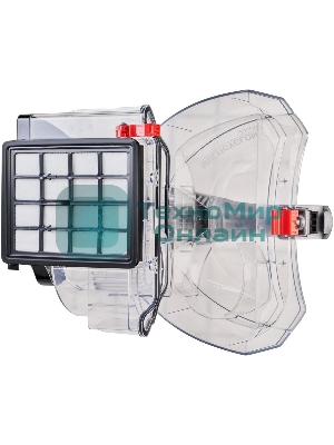 Пылесос Hyundai HYV-C3077 черный, 380/2000 Вт, уборка сухая, пылесборник контейнер 1.5 л