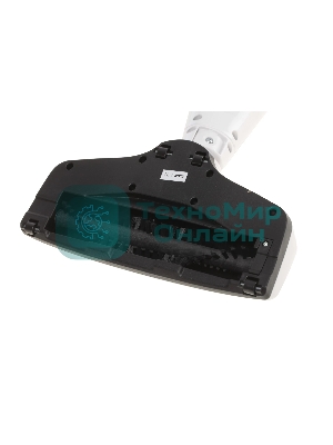 Пылесос вертикальный Mystery MVC-1118 белый/зеленый, питание от аккумулятора, 300 Вт, уборка сухая, пылесборник 0.5 л, работа от АКБ max 30 мин