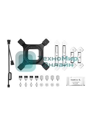 Кулер для процессора DEEPCOOL AG620 черный, 120 мм, алюминий/медь, 1850 об/мин, 29.4 дБ, 4 pin, 260 Вт, 157 мм