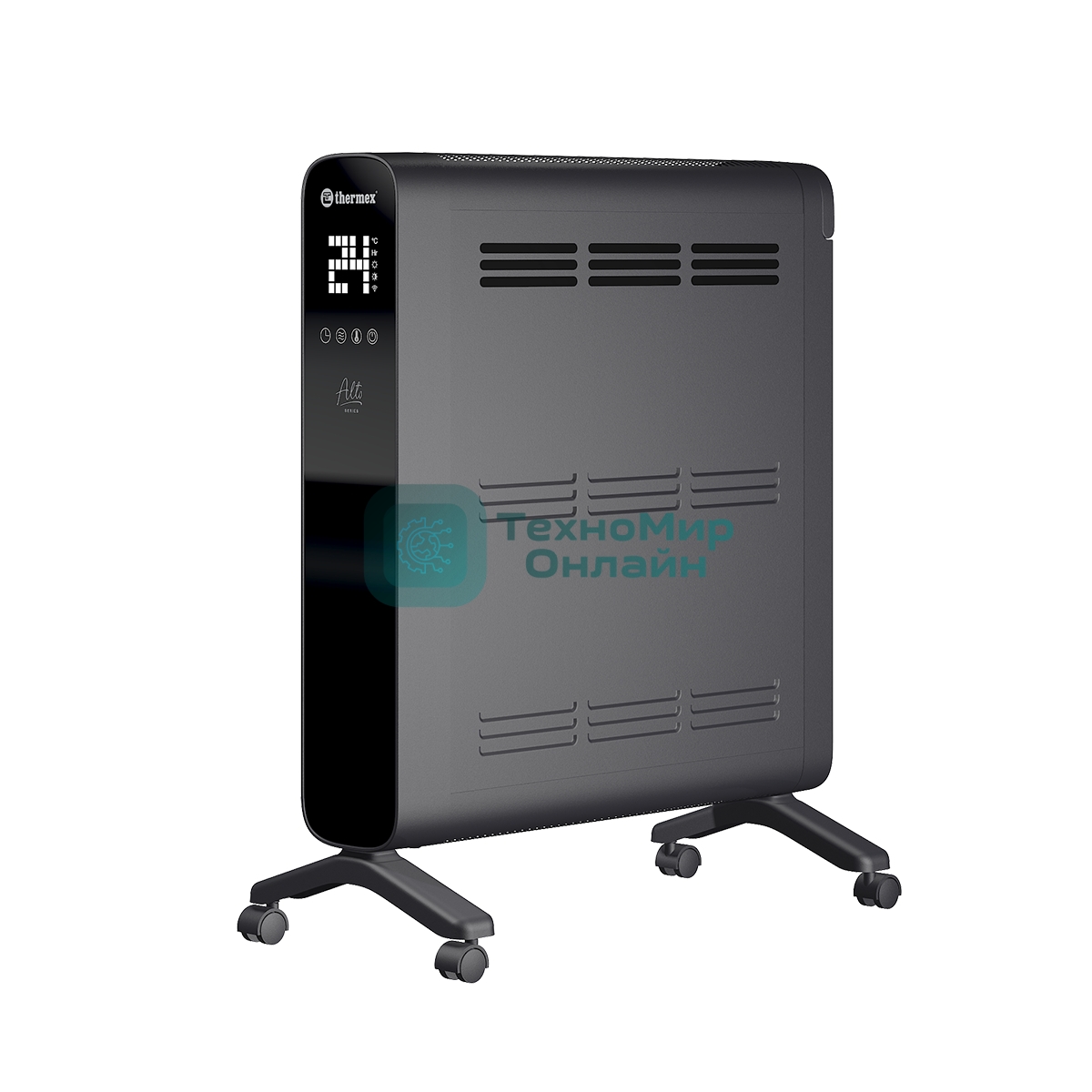Конвектор электрический Thermex Alto 1500 Wi-Fi черный
