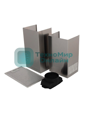 Вытяжка наклонная KRONA Irma 600 черный/серебристый, 59.6 см, 863 куб. м/ч, 53 дБ