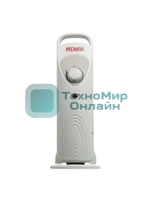 Обогреватель масляный Ресанта ОММ-7Н (7 секций) белый, 700 Вт, 10 м2, термостат 67/3/1