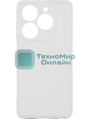 Чехол (клип-кейс) BoraSCO для Tecno Spark 20 72688 прозрачный