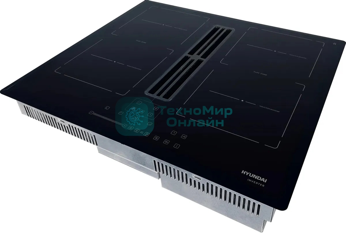 Индукционная варочная поверхность Hyundai HHIH 6858 BG черный
