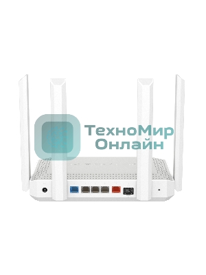 Мультигигабитный интернет-центр Netcraze Giga (NC-1012) с Mesh Wi-Fi 6 AX3000, Smart-коммутатором 1×2.5G/SFP и 4×1G, многофункциональными портами USB 3.0 и 2.0