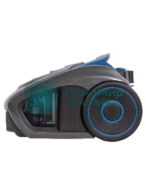Пылесос SUPRA VCS-2400 серый/синий, 380/2400 Вт, уборка сухая, пылесборник контейнер 2 л
