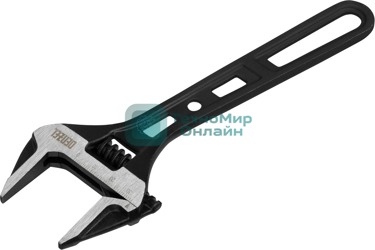 Ключ разводной Denzel 200 мм, CrV, кованый