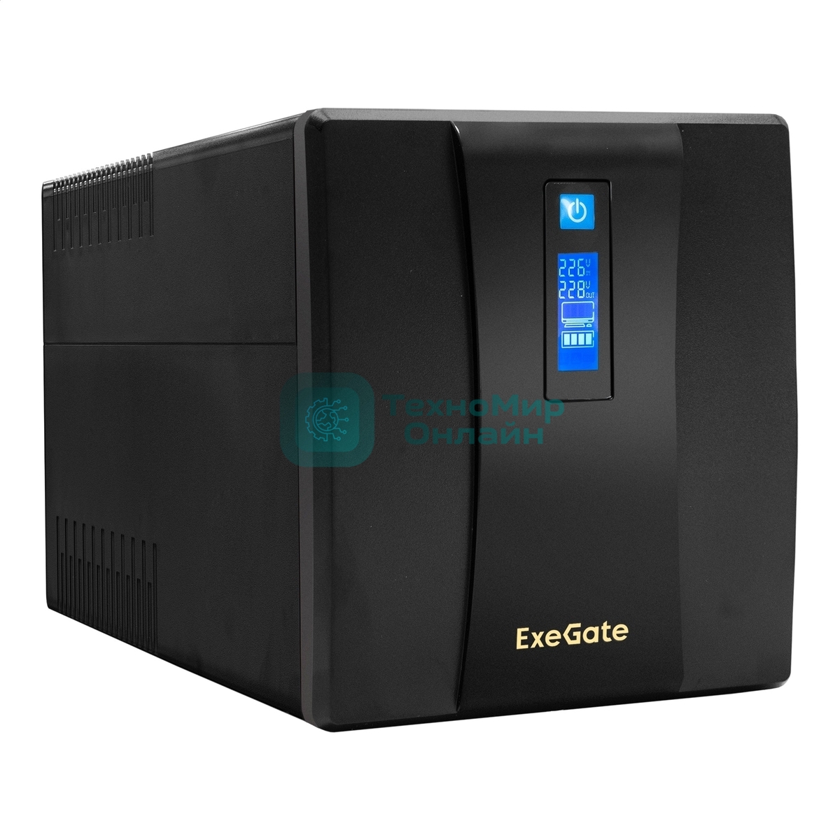 Источник бесперебойного питания ExeGate SpecialPro Smart LLB-1200.LCD.AVR.4SH 1200VA/750W, LCD, AVR, 4*Schuko, черный