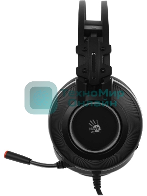 Гарнитура Bloody G528C чёрный, проводная, подсветка