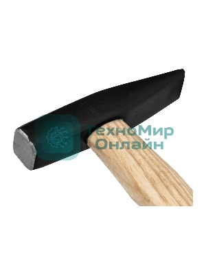 Молоток Sparta 102025 слесарный, 100 г, квадратный боек, деревянная рукоятка