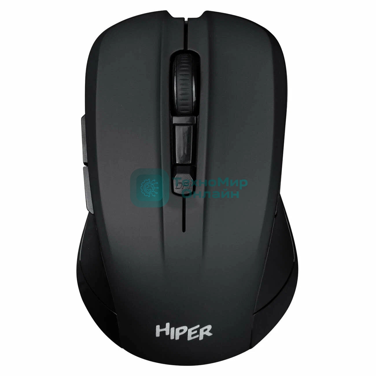 Мышь беспроводная HIPER HOMW-101-BT черный, 1600 dpi, радиоканал, USB, кнопки - 4