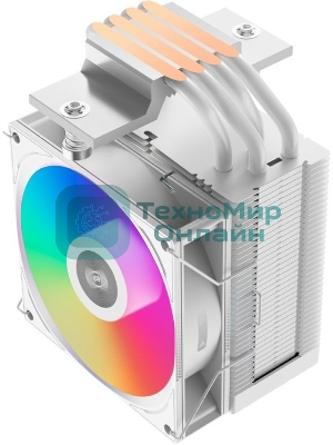 Устройство охлаждения (кулер) PcCooler R400 ARGB Soc-AM5/AM4/1200/1700/1851 белый 4-pin Al+Cu 180W Ret (R400-WHAWYX-US)