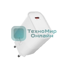 Сетевое зарядное устройство MORE CHOICE (4620202553508) NC67a СЗУ 1Type-C 3.0A PD 20W, белый