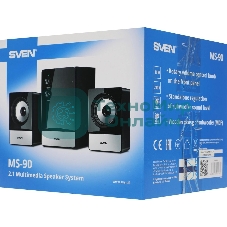 Акустическая система SVEN MS-90 черный (2x2.5W+ сабвуфер 5W, дерево)