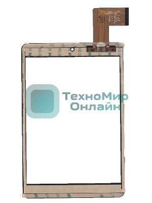 Сенсорное стекло (тачскрин) C196131F1-FPC808DR. черное