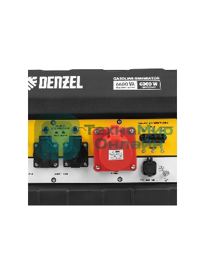 Электрогенератор бензиновый Denzel PS 80 E-3, 6.5 кВт, 85 дБ, 87 кг