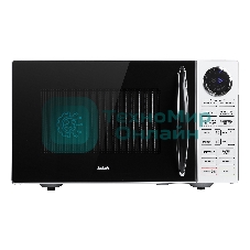 Микроволновая печь BBK 23MWG-930S/BW белый/черный, 23 л, 900 Вт, переключатели - сенсор