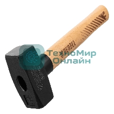 Кувалда Denzel 1500 г, кованая головка, буковая рукоятка