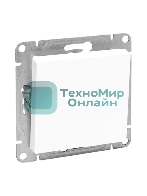 Механизм выключателя EKF UP1-SWW-10 одноклавишный, белый Эпика