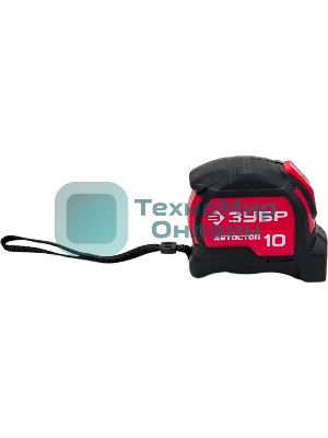 Рулетка с автостопом ЗУБР Автостоп 10м х 25мм