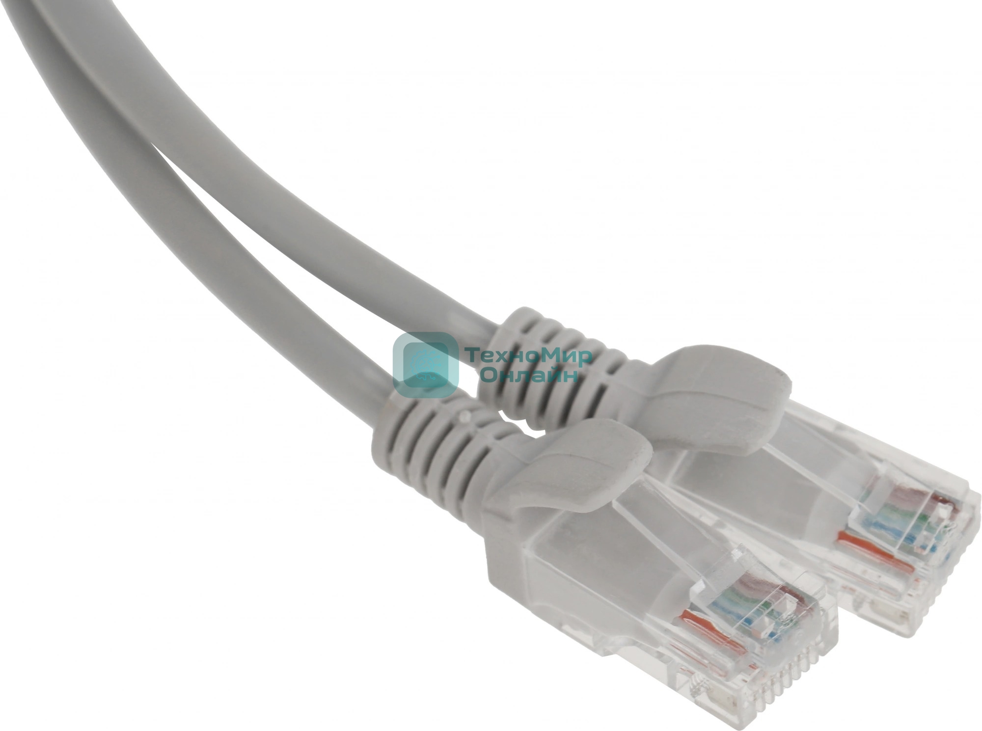 Патч-корд Premier 5-970 1 Гбит/с UTP 4 пары cat.5e CCA molded 2м серый RJ-45 (m)-RJ-45 (m)