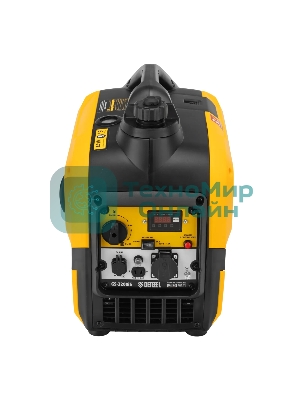 Генератор инверторный Denzel GS-2200iS, 2,2 кВт, 230 В, закрытый корпус, ручной старт