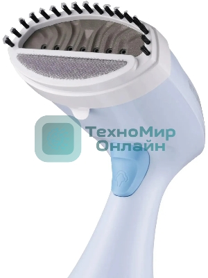 Отпариватель Hyundai H-HS03008 белый/голубой, 1500 Вт, 26 г/мин, 300 мл