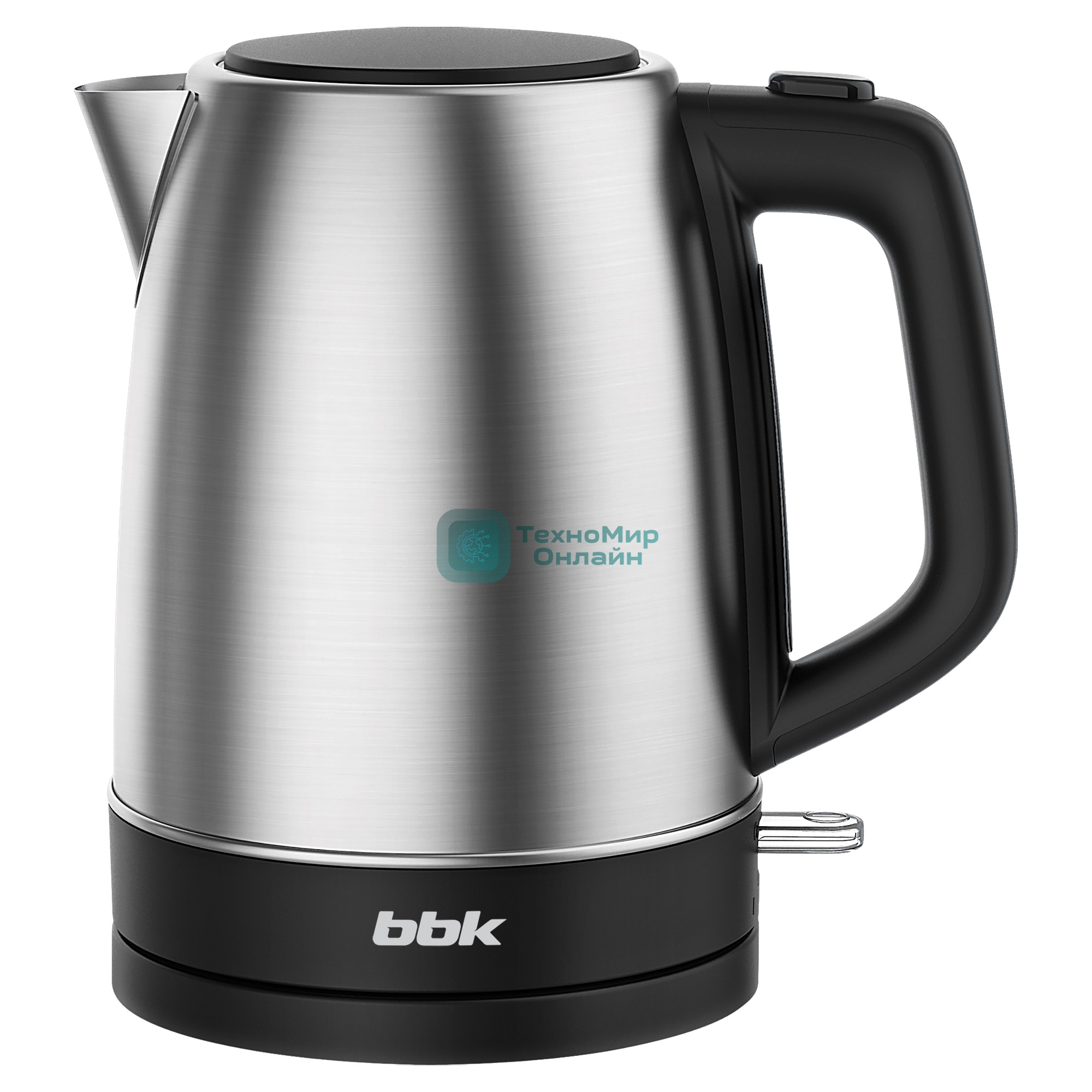 Чайник электрический BBK EK1765S черный/нержавеющая сталь, 1.7 л, 1850-2200 Вт