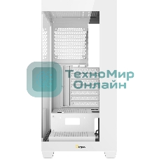 Компьютерный корпус Case Ocypus Gamma C72 WH ATX/win/white/no PSU/Tempered Glass